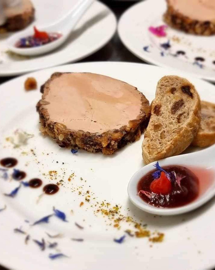 Foie gras aux noisettes torréfiées 50gr - Noël
