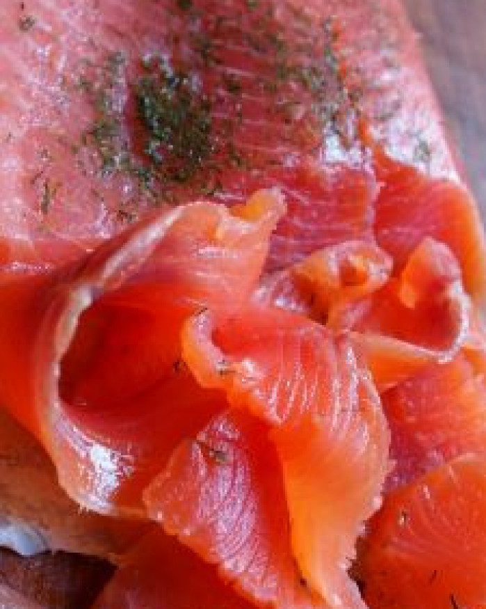 Saumon de Norvège fumé maison et tranché 80 gr - Noël